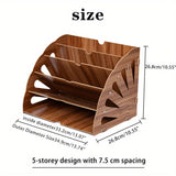 WoodFlow A4 Organizer – Stijlvolle Opslag voor Elk Bureau