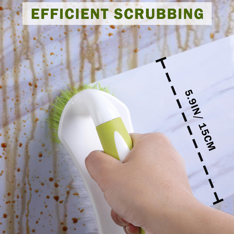 Stevige Schoonmaakborstel met Ergonomische Grip – Dieptereiniging voor Badkamer, Keuken en Meer