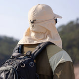 UV-Beschermende Truckerhoed met Nekflap - Ademend en Comfortabel voor Zomeractiviteiten