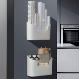 2-delige Wand Organizer Set – Compact en Handig voor Directe Opbergruimte Zonder Boren