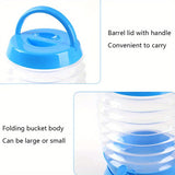 Draagbare Vouwbare Wateremmer – 3,5L met Inklapbare Kraan