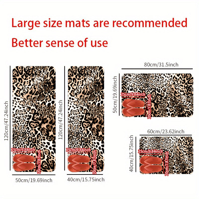 Trendy Dierenprint Badmat - Voor Comfort en Stijl