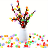 DIY Pompons Set – 2000 Stuks voor Creatieve Knutselprojecten