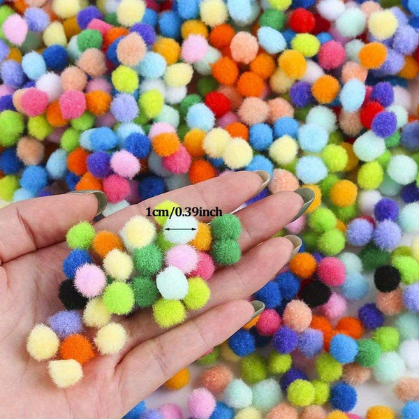 DIY Pompons Set – 2000 Stuks voor Creatieve Knutselprojecten