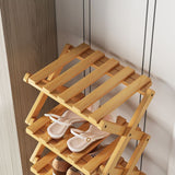 Functioneel Bamboe Schoenenrek – Compact en Flexibel voor Kleine Ruimtes