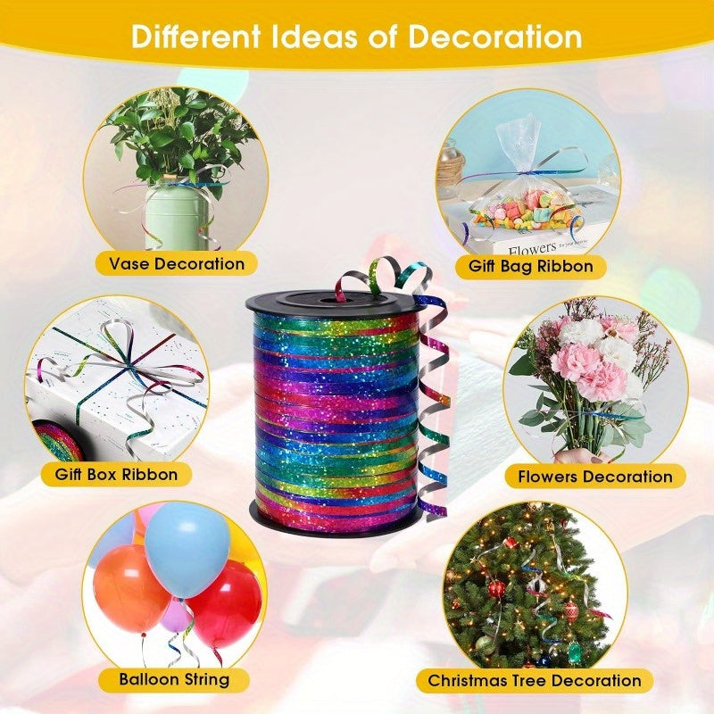 Holografische Curling Ribbon Set – Perfect voor Feestdecoraties en Geschenkverpakking
