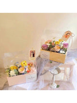 Bloem Versierde Geschenkdoos | Geschenkverpakkingen | Elegante PVC Geschenkverpakking voor Feesten