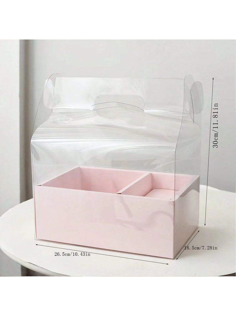 Bloem Versierde Geschenkdoos | Geschenkverpakkingen | Elegante PVC Geschenkverpakking voor Feesten