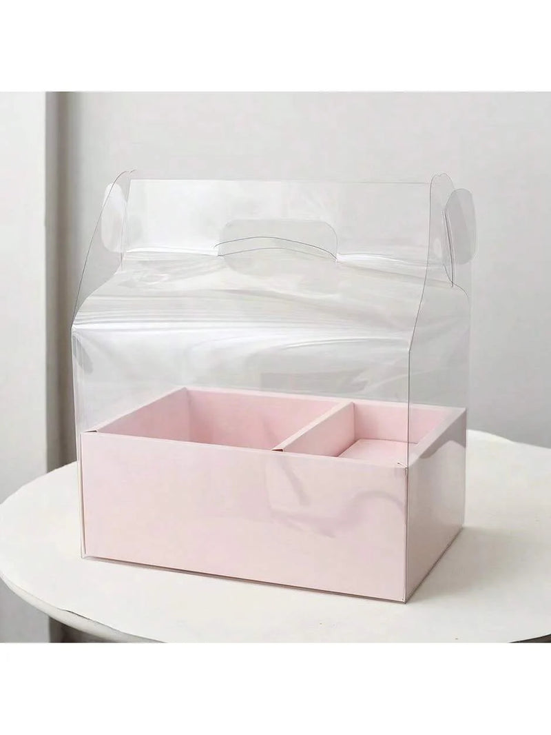 Bloem Versierde Geschenkdoos | Geschenkverpakkingen | Elegante PVC Geschenkverpakking voor Feesten