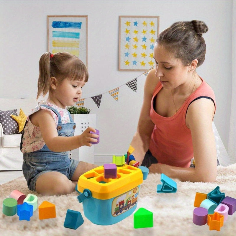 Educatief Speelplezier met de Kleurrijke Vormensorteerder - Ontdek en Leer Spelend