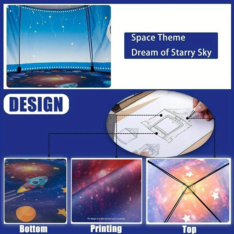 Galaxy Explorer Pop-up Speeltent - Ruimte-Thema voor Buiten en Binnen