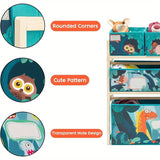 Speelgoedorganizer met 3 Niveaus en Opbergdozen – Perfect voor Kinderkamer en Speelgoedopslag