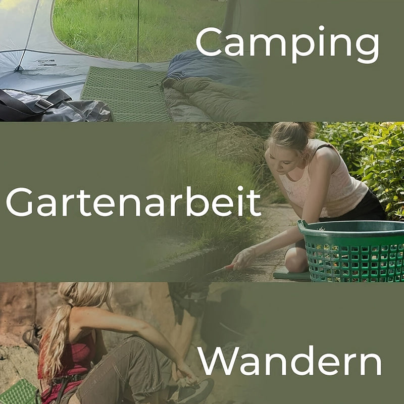 Lichte Opvouwbare Zitmat – Duurzaam en Comfortabel voor Kamperen, Wandelen en Buitenavonturen