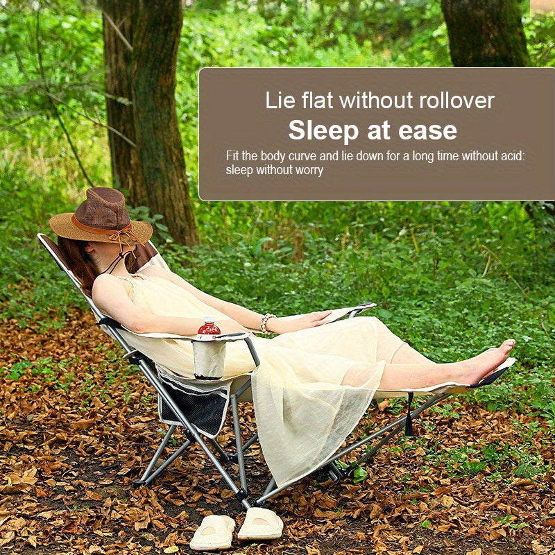 Lichtgewicht Opvouwbare Strandstoel – Ideaal voor Kamperen, Vissen en Ontspanning