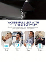 3D Slaapmasker Reizen & Ontspanning | Slaapmasker | Comfortabel en lichtblokkerend oogmasker voor optimale rust
