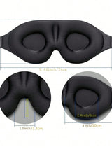 3D Slaapmasker Reizen & Ontspanning | Slaapmasker | Comfortabel en lichtblokkerend oogmasker voor optimale rust