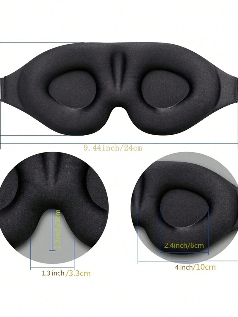 3D Slaapmasker Reizen & Ontspanning | Slaapmasker | Comfortabel en lichtblokkerend oogmasker voor optimale rust