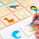 Educatieve Tekenmallen Set - Voor Creatief Leren