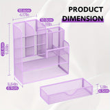 Slimme Organisatie Bureaurek - Multifunctionele Opbergruimte voor Je Kantoorbenodigdheden