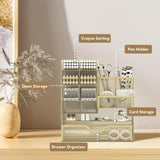 Slimme Organisatie Bureaurek - Multifunctionele Opbergruimte voor Je Kantoorbenodigdheden