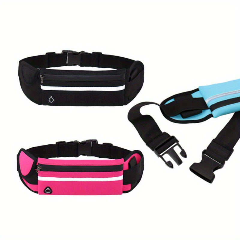 Compacte Reflecterende Sportheuptas – Waterdichte Telefoonhouder en Fleshouder voor Hardlopen en Fitness