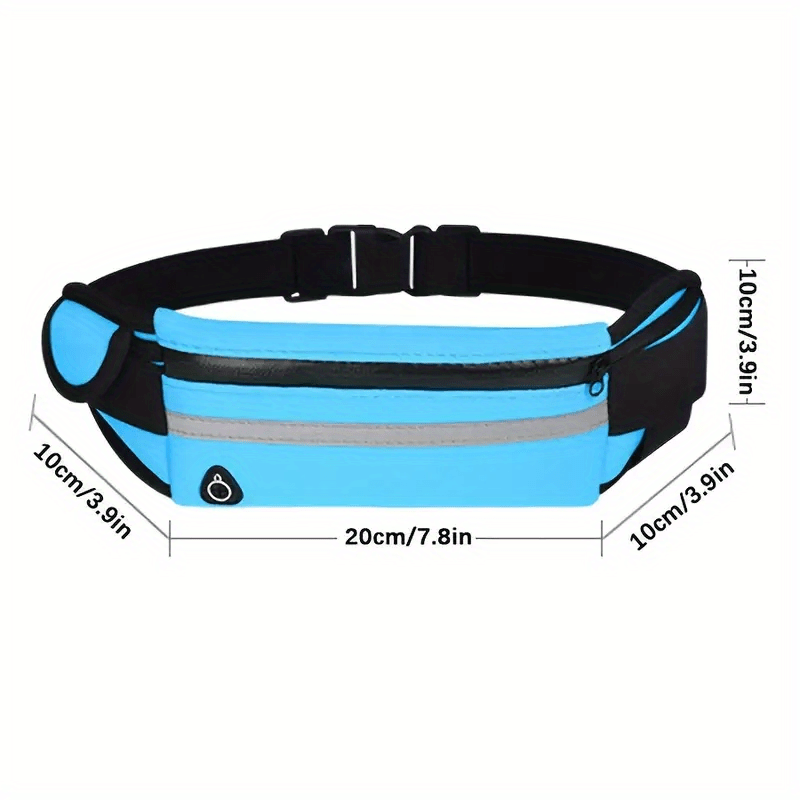 Compacte Reflecterende Sportheuptas – Waterdichte Telefoonhouder en Fleshouder voor Hardlopen en Fitness