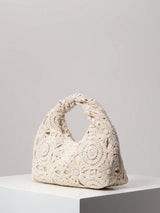 Bohemian Stro Handtas Zomer | Strandtas | Holle bloemen geweven tas met casual stijl