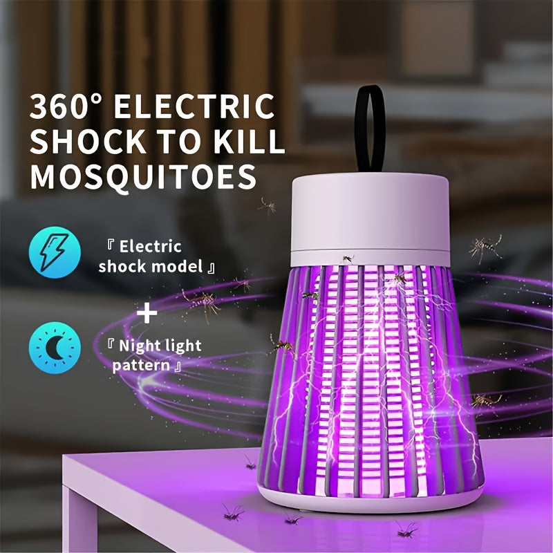 Oplaadbare Muggenlamp – 360° UV Elektrische Schok Insectenverdelger
