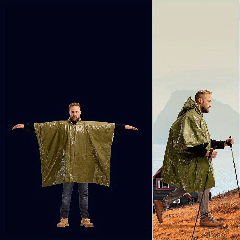 StormGuard Nood Poncho's - Waterdichte en Thermische Bescherming