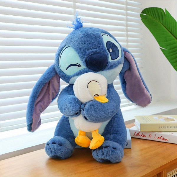 Kawaii Stitch Pluche Knuffel - Schattige Cartoon Slaappop voor Bedtijd en Versiering