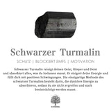 8mm Zwarte Toermalijn Wolfraamcarbide Ring - Ares