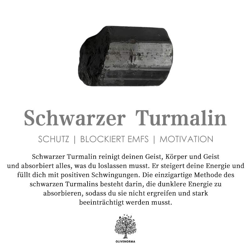 8mm Zwarte Toermalijn Wolfraamcarbide Ring - Ares