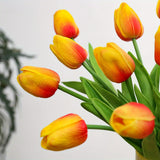 Set van 15 Realistische Kunst Tulpen – Perfect voor Bruiloften en Seizoensgebonden Decoraties