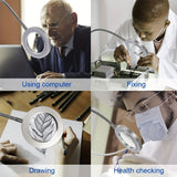 LED Vergrootglas Lamp met Klem – Perfect voor Handen-vrij Werk en Precisie