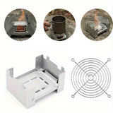 Opvouwbare Kampeerkachel Set - Duurzaam en Lichtgewicht voor Buitenavonturen