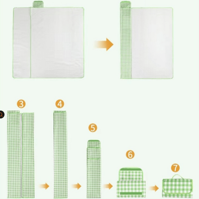 Waterdicht en Opvouwbaar Picknickkleed – Ideaal voor Kamperen, Strand en Buitenavonturen