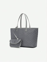 Casual Schouder Handtas Dames PVC | Tote Bag | Lichtgewicht grote tas voor studenten