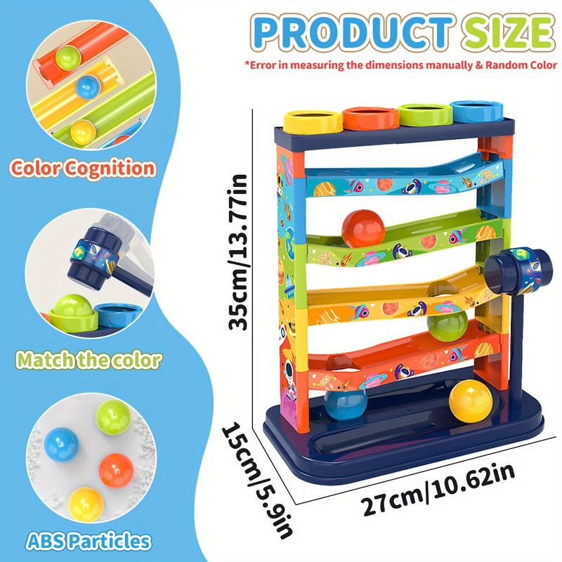 Kleurrijk Ballen Rolsysteem – Educatief Speelgoed voor Kinderen