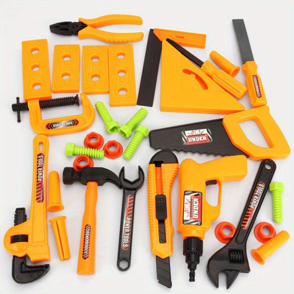 BuilderPro Educatieve Kinder Gereedschapsset - Voor Creatief Bouwen en Spelen
