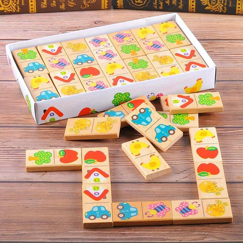 Speelse Domino Puzzel - Voor Leren en Plezier