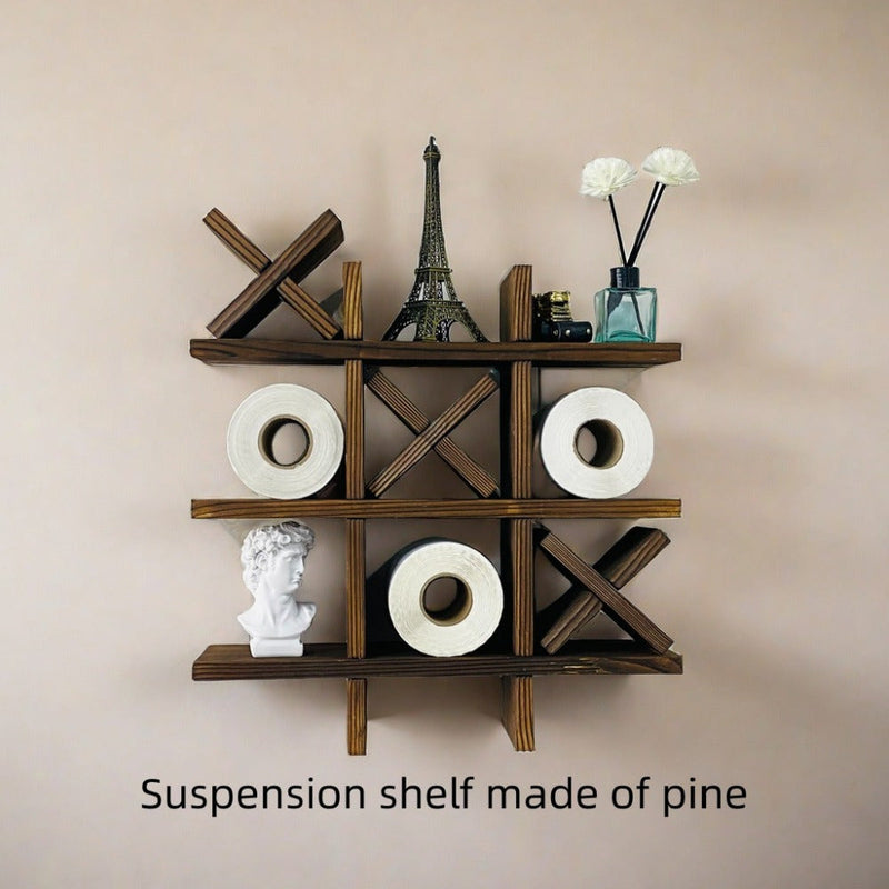 Rustieke Houten Toiletpapierhouder – Geïnspireerd door ambachtelijke houten werk