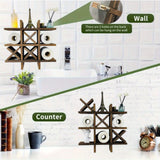 Rustieke Houten Toiletpapierhouder – Geïnspireerd door ambachtelijke houten werk