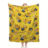 Minions Fleece Deken - Zachte & Warme Flanel Deken voor Kinderen