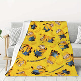 Minions Fleece Deken - Zachte & Warme Flanel Deken voor Kinderen