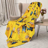 Minions Fleece Deken - Zachte & Warme Flanel Deken voor Kinderen