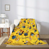 Minions Fleece Deken - Zachte & Warme Flanel Deken voor Kinderen