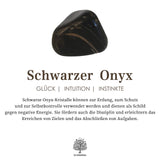 Matzwarte Onyx- en Kubus-Lavasteen-Balance-Armband – Aurelia