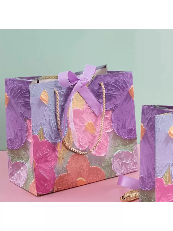 Grote Papieren Geschenkzak met Lint | Geschenkzakken | Stijlvolle Cadeauzak voor Bruiloften en Feesten