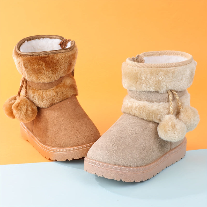 Schattige Pluche Boots voor Meisjes - Voor Warmte en Comfort