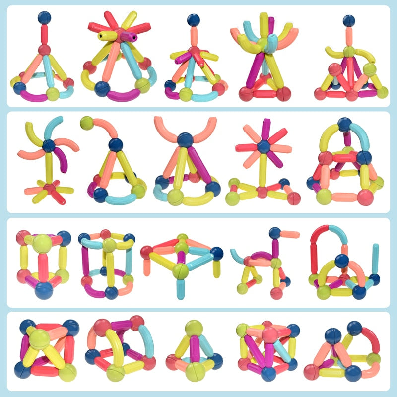 Magische Magnetische Staven - Ontwikkel Creativiteit en Vaardigheden